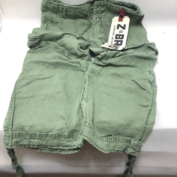 Z BRAND LONG LINEN CARGO CROPPED PANTS NWT SIZE 25 - Picture 13 of 13